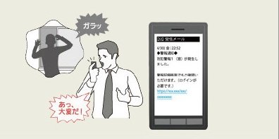 メール通知サービス(警報通知)