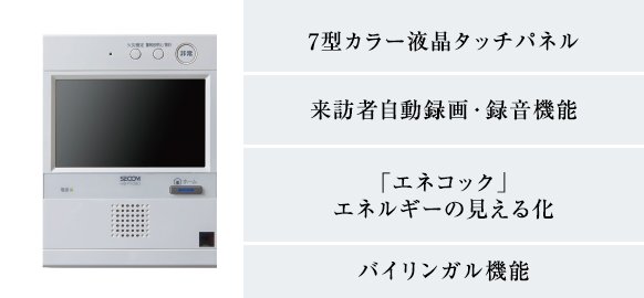 エネコック対応インターホン