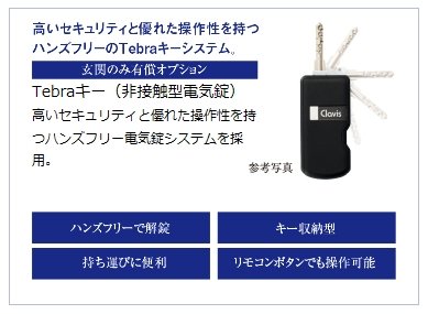 Tebraキー(非接触型電気錠)