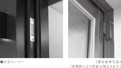 警報で侵入を知らせる「防犯センサー」