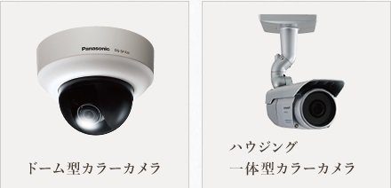録画機能付防犯カメラを設置