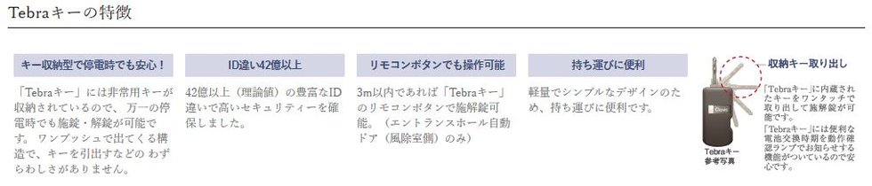 鍵はカバンにしまったままハンズフリーで解錠 Clavis「Tebra システム」を採用。