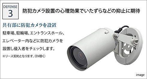防犯カメラ設置の心理効果でいたずらなどの抑止に期待