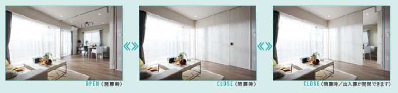 住空間を自在にセッティング。