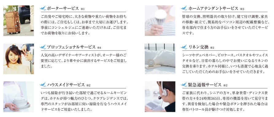 フロントコンシェルジュサービス