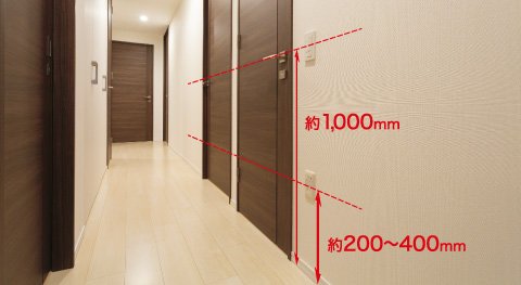 スイッチとコンセントの高さ