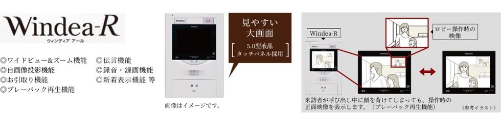 安心のデジタルマンションシステムWindea-R(ウィンディア アール)