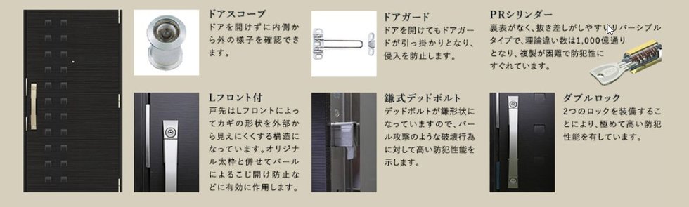 万一に有効な玄関ドア