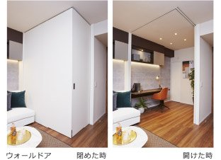 ウォールドア(各タイプにより形状が異なります)