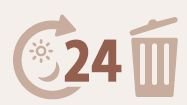 24時間対応のゴミ置場