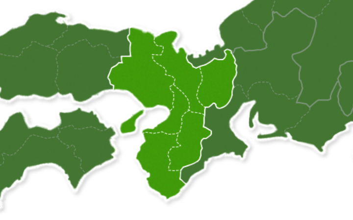 近畿の地図