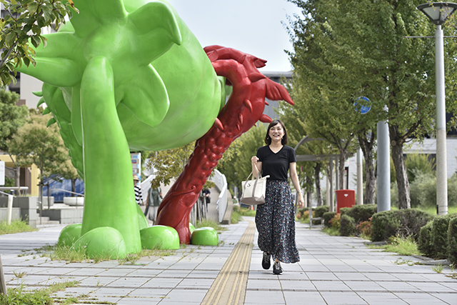 神戸市灘区は、アートが身近に触れられる街。