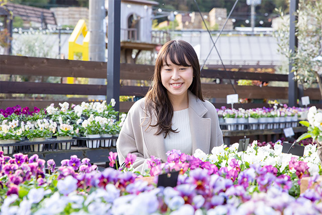 休日は、自然豊かな郊外のお店へ足を伸ばすことも。