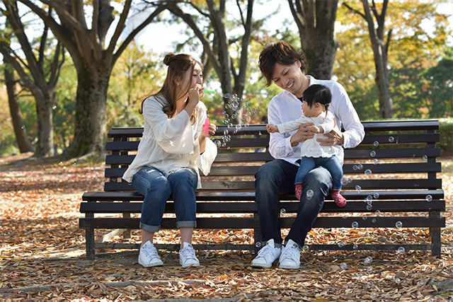 「自分たちが育った街は住みやすいですね」とO様ご夫婦。