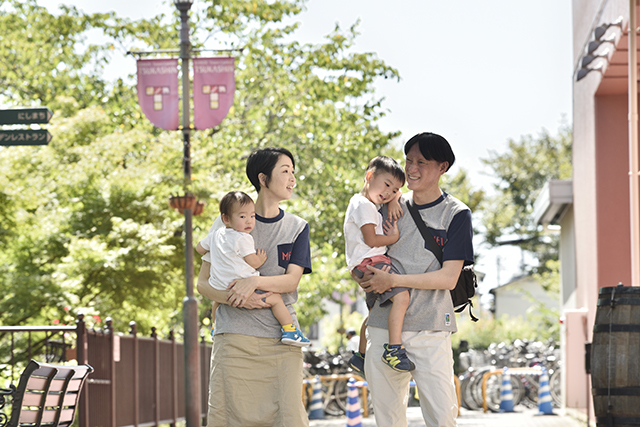 家族仲良くお出かけするK様ファミリー。