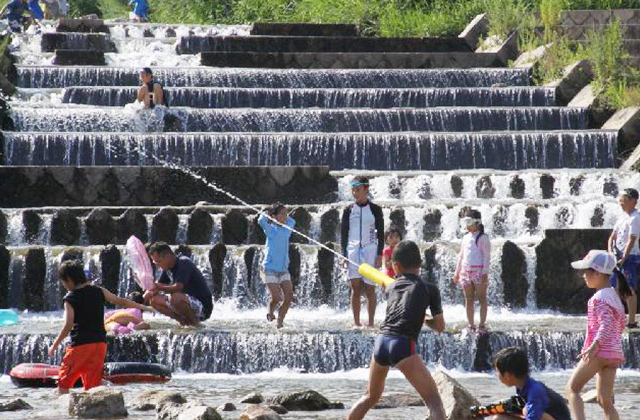 住吉川清流の道
