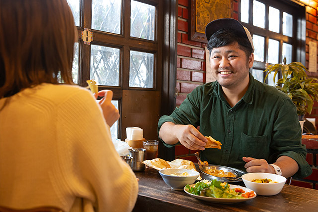 食べるのが好きなT様。外食は週末の楽しみだとか。
