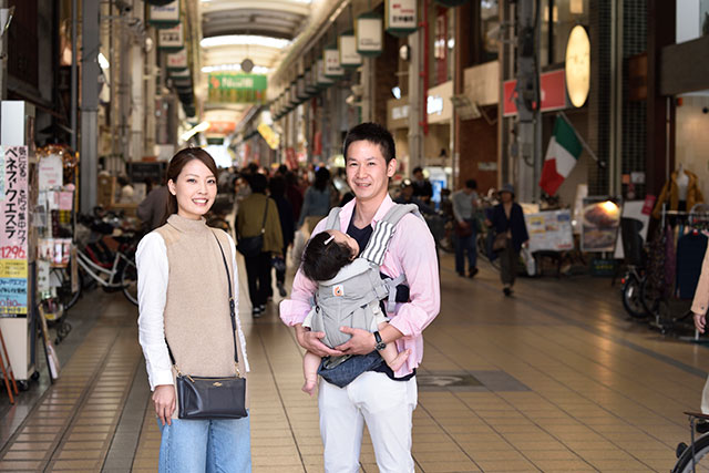 日々の暮らしの便利さからも、高槻市の暮らしやすさを感じる。