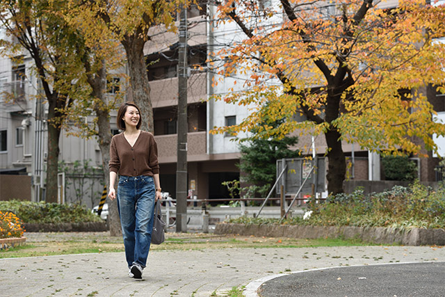 「大阪市淀川区で暮らすようになって、仕事も遊びも充実しています」とT様。