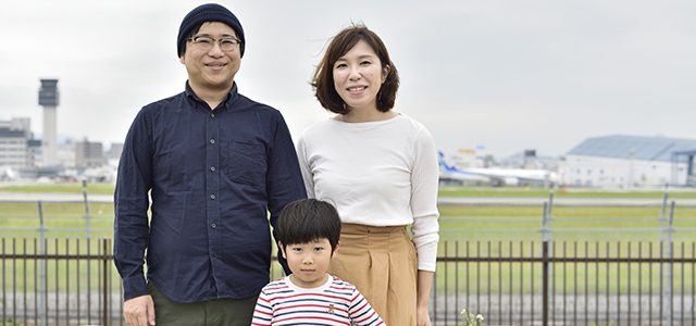 伊丹市T様ファミリー 快適さを実感できる伊丹市で暮らす、ご夫婦と5歳の息子さんの3人家族。