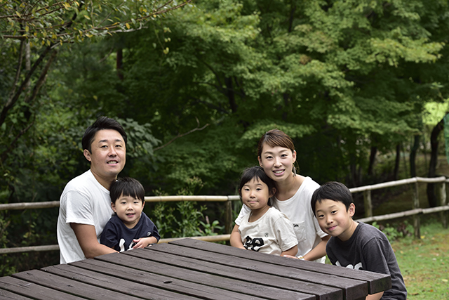 休日はピクニックに出かけることが多いというC様ファミリー。