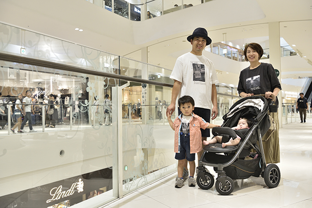 休日は家族でよくお出かけするというU様ファミリー。