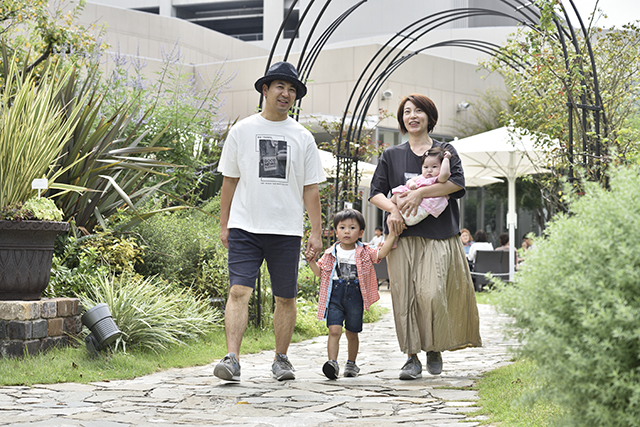 ご主人が生まれ育った西宮市は、「便利で安心して暮らせる」と奥様も太鼓判。