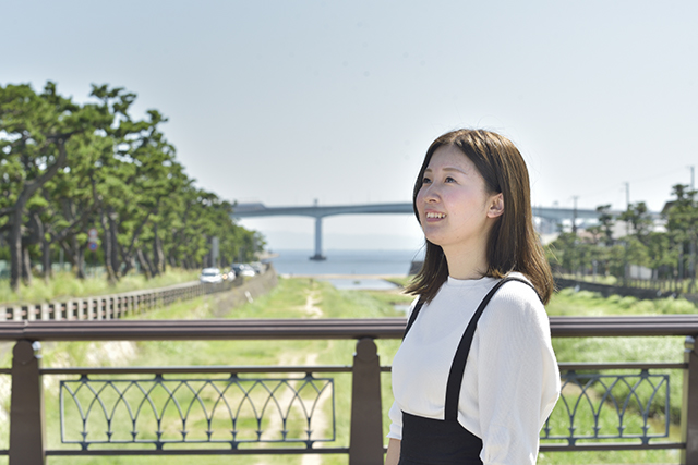 緑が多く海も近いロケーションがお気に入り。