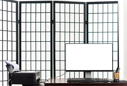 パーティション設置例