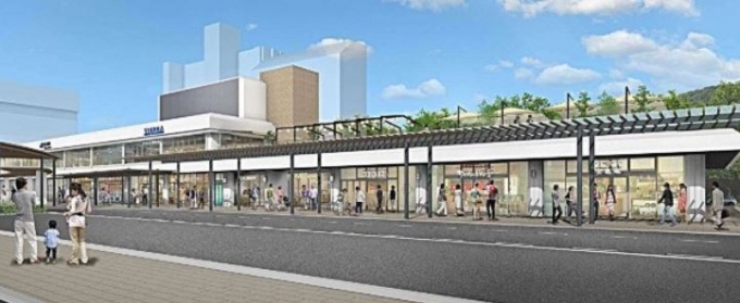 JR「大津」駅の商業施設、10月に開業／JR西日本不動産開発