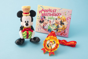 TDR「バースデーパスポート」のオリジナルグッズリニューアル!! ゴールドのシルクハットを被ったミッキー