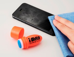 汚れ弾くスマホ用コーティング剤 　指紋、汚れもさっと一拭き