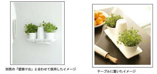 長期の留守でも安心　 貯水タンク付きミニプランター