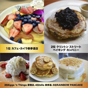 2014年のパンケーキ店NO.1はこの店！ 　「みんなのパンケーキ部」ランキング