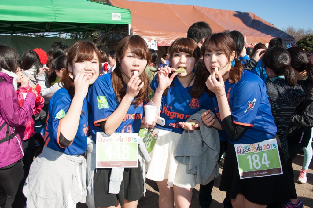 チョコ食べながら走る　チョコランの受付開始