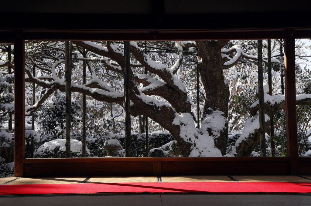 宝泉院　(Hosenin)　1月冬　雪の大原宝泉院　京都の雪景色　【絶景NIPPON】