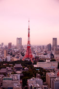 世界貿易センタービルディングから見た東京タワー