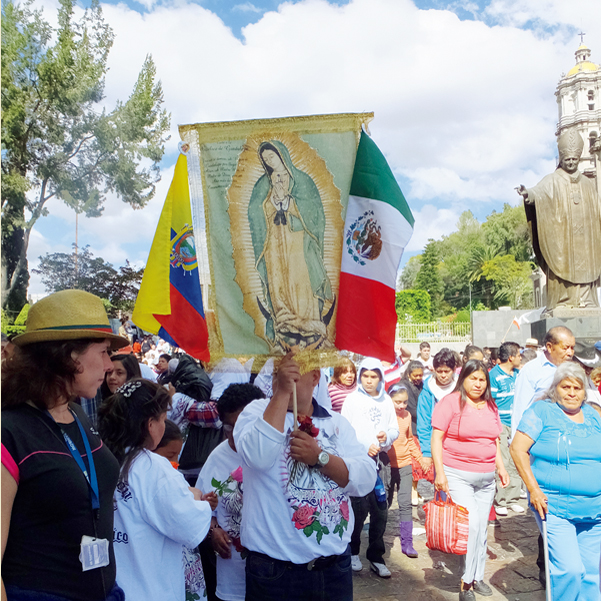 多くの人に愛されるグアダルーペの聖母マリア／メキシコシティ（メキシコ）