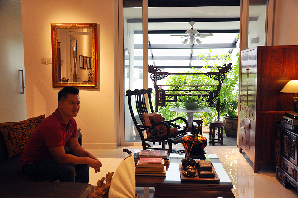 シンガポールの華麗なるプラナカンの暮らしを 築90年のショップハウスに再現し、シングルライフを満喫